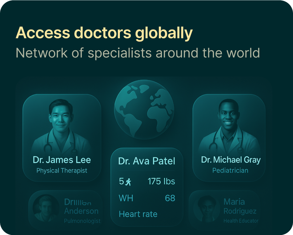 Access doctors globally